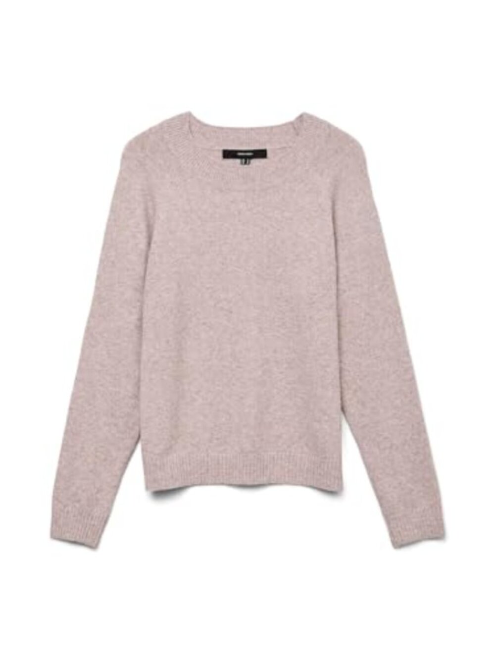 VERO MODA Knitted Pullover Sweater Long Sleeve O-Neck Ribbed Cuffs Regular Fit